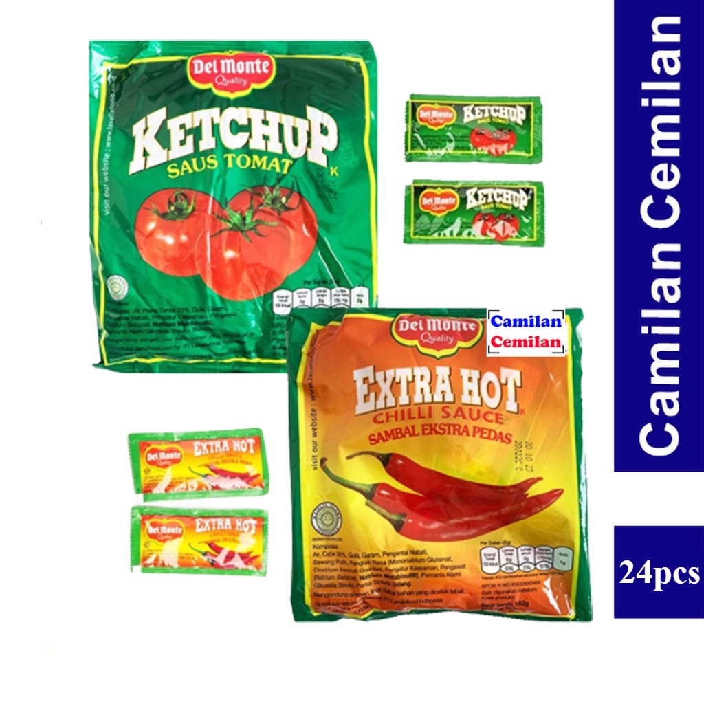 Delmonte Tomato Sauce Ketchup Sambal Sauce Extra Hot Chili Sauce