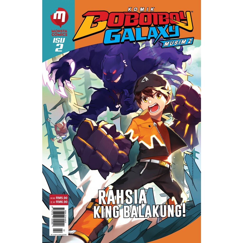 BUKU AY 2023 ANIMONSTA STUDIOS Monsta Comic Komik BoBoiBoy Galaxy