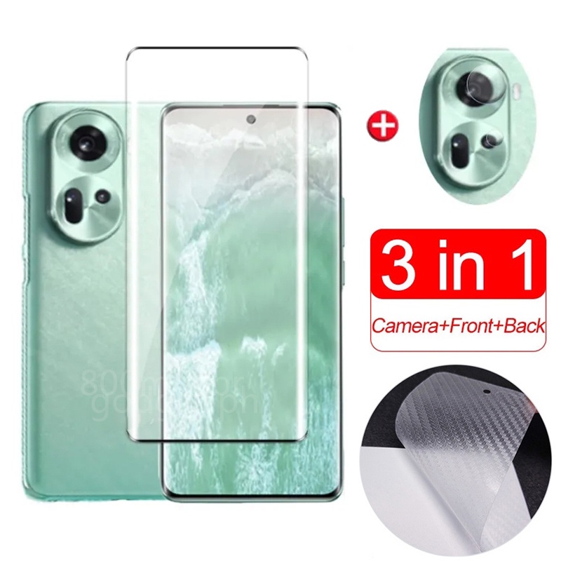 For OPPO Reno 11 5G Tempered Glass Full Cover Screen Protector For OPPO