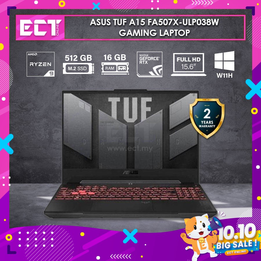 Asus Tuf A Fa X Ulp W Gaming Laptop R Hs Ghz Gb Ssd