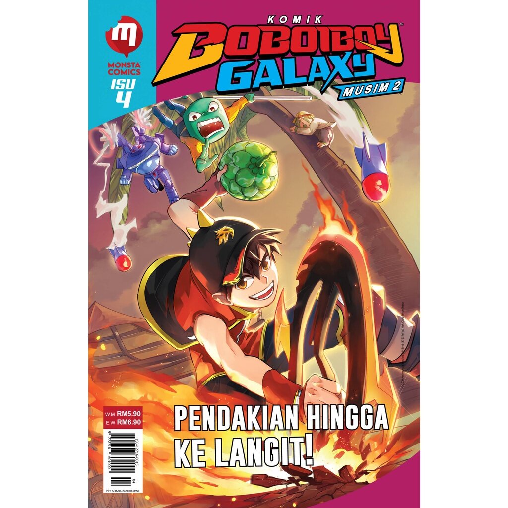 BUKU AY 2023 ANIMONSTA STUDIOS Monsta Comic Komik BoBoiBoy Galaxy