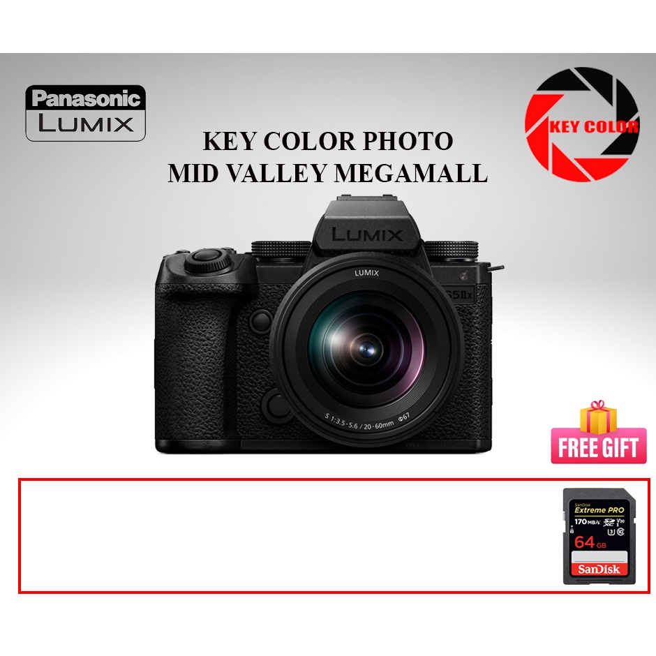 Panasonic Lumix S5 IIX Mirrorless Camera With 20 60mm Lens Shopee