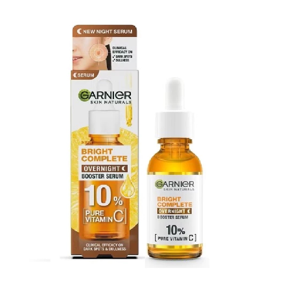 Garnier Bright Complete Overnight Booster Serum 30ml Shopee Malaysia