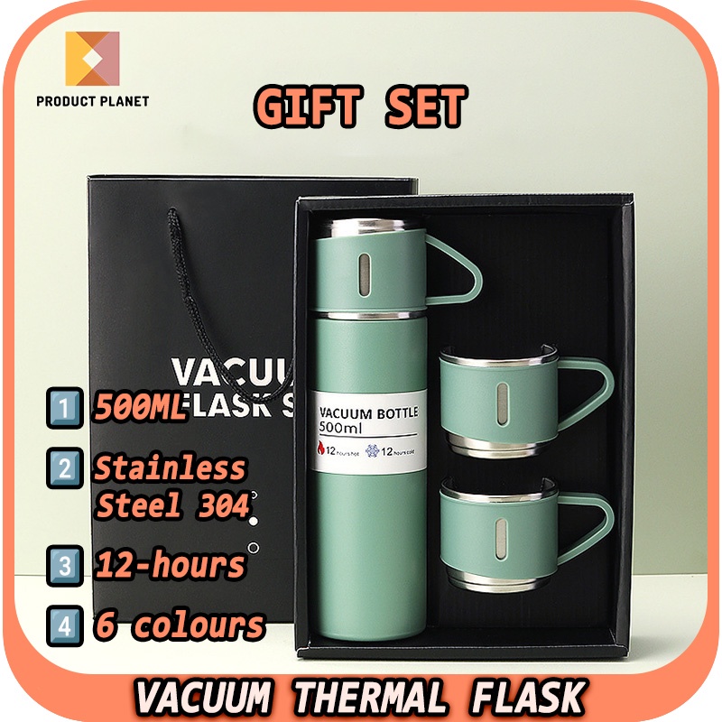 Doorgift Ml Thermal Flask Bottle Set Stainless Steel Double