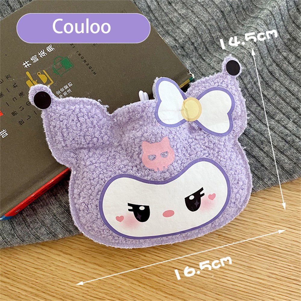 Cute Sanrio Hot Water Bottle Bag Kawaii Kuromi Pochacco Lotso Plush