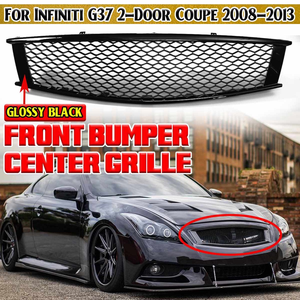 G Car Front Bumper Grille Grill Cover Guard For Infiniti G Dr