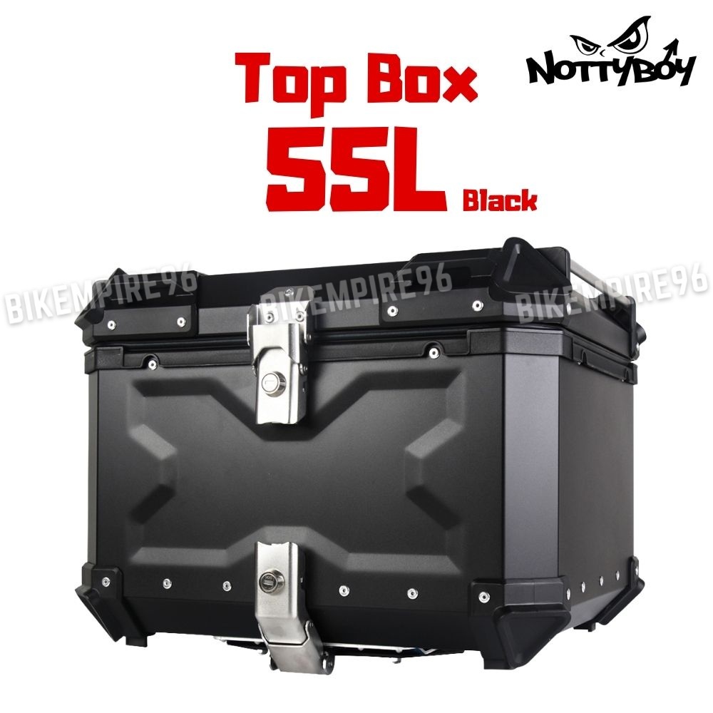 Nottyboy Heavy Duty Aluminium Top Box X Design L L L Premium