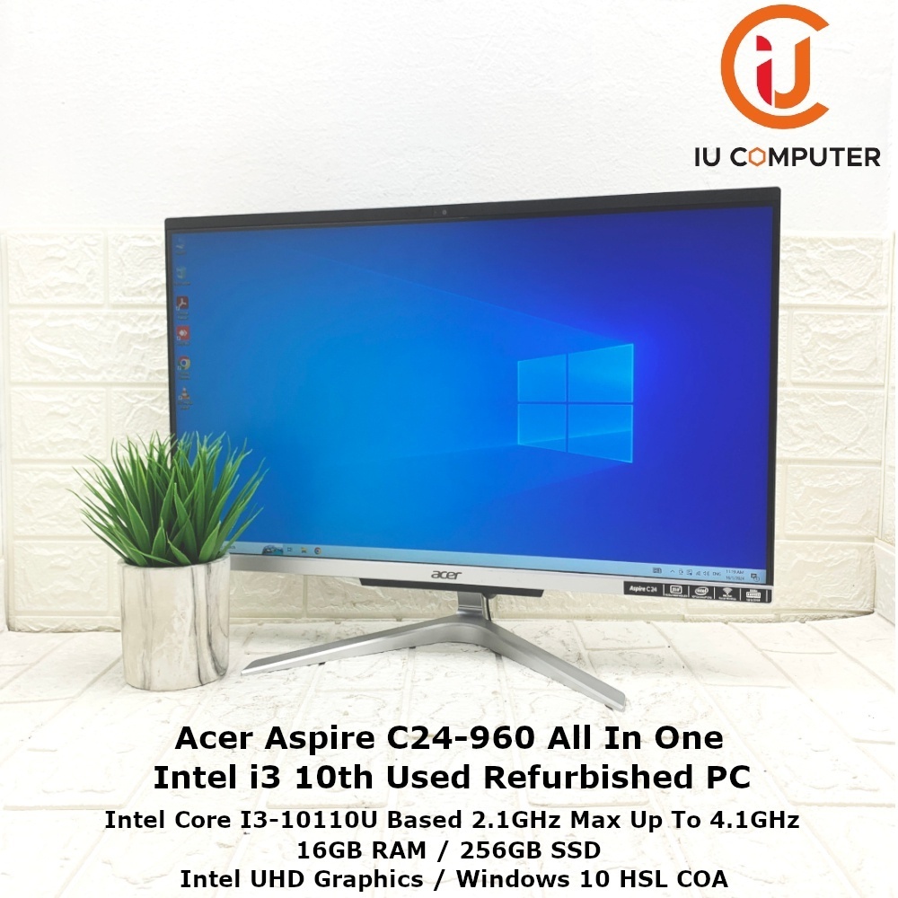 Acer Aspire C All In One Intel Core I U Gb Ram Gb Ssd