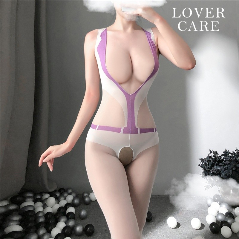 SM Influencer New Style Sexy Lingerie Stockings One Piece Sleeveless