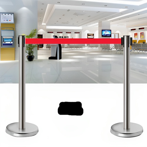 2 Meter Heavy Duty Crowd Control Stanchion Post Guardrail Railing