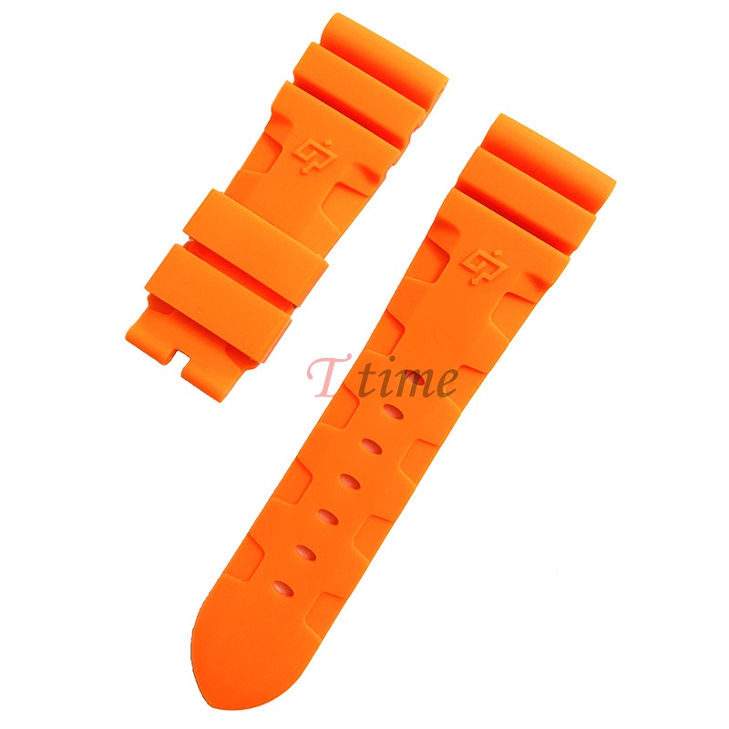 Mm Soft Silicone Rubber Watch Band For Panerai Submersible Pam