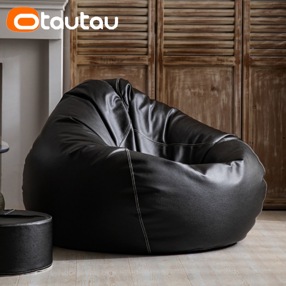 Otautau Cm Luxury Bean Bag Covers No Filler Faux Leather Waterproof