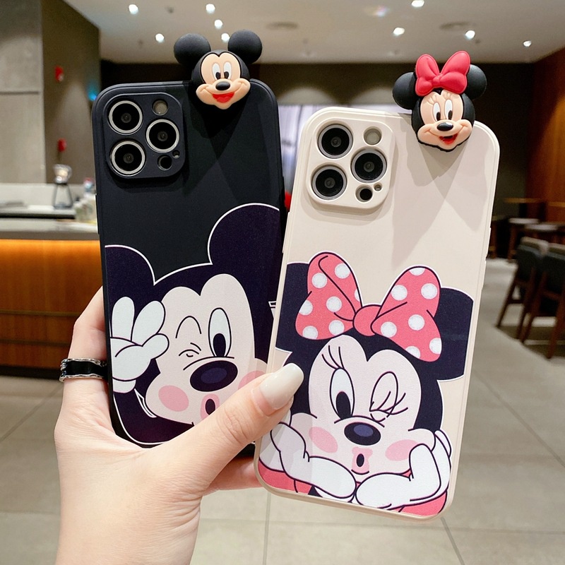 Minnie Mickey Phone Case With Holder For OPPO A60 A79 A38 A18 A98 A58