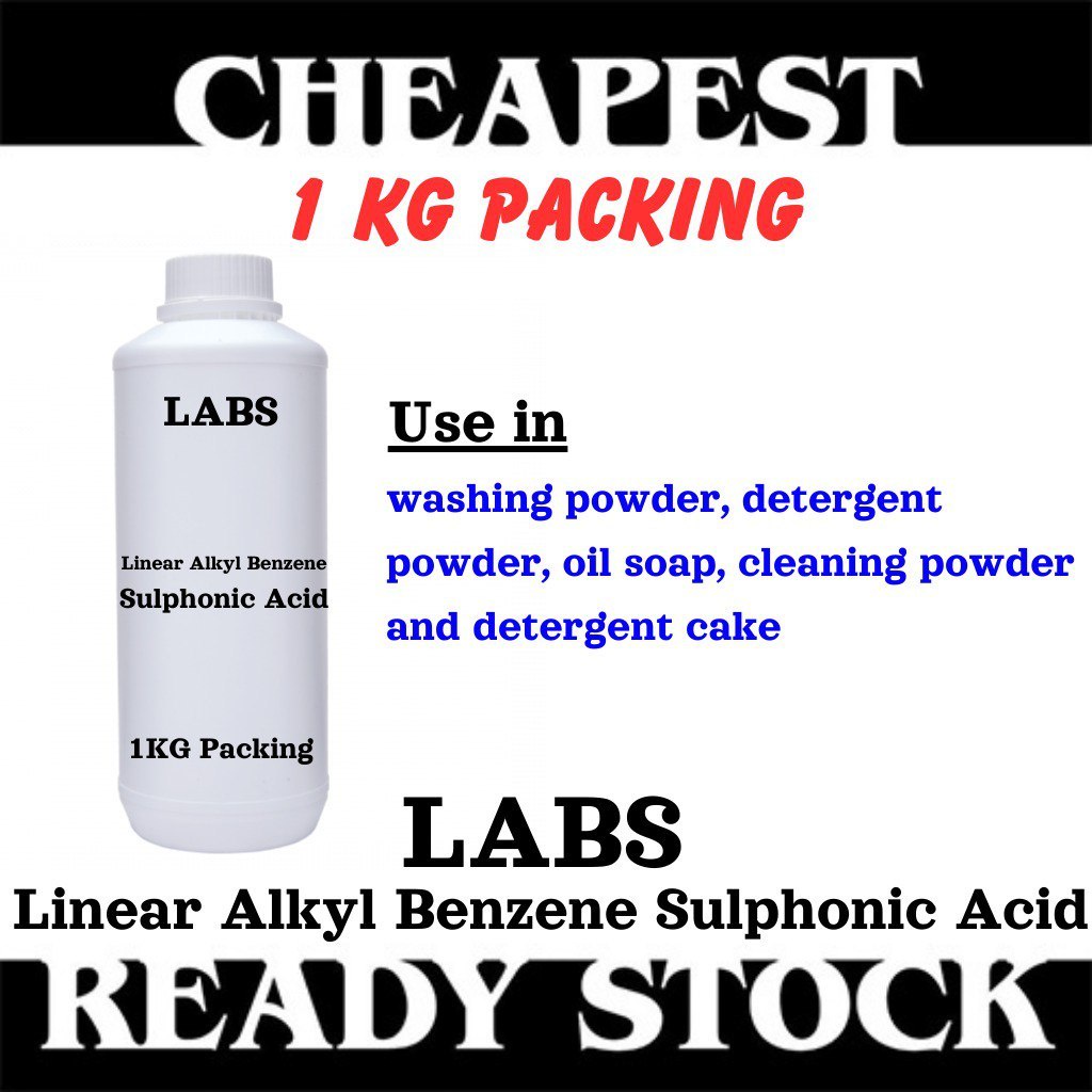 1KG LABS Linear Alkyl Benzene Sulphonic Acid Labs 1 Kg LABSA