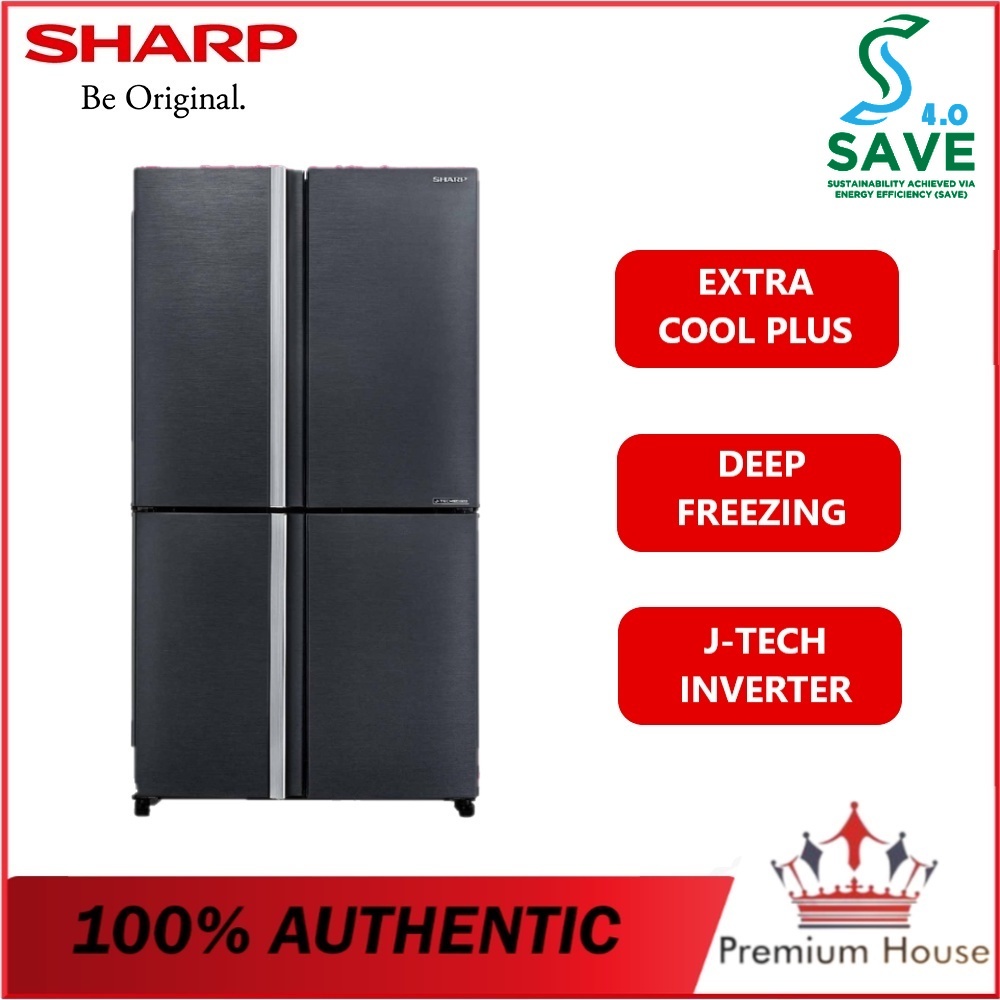 SHARP 4 Door J Tech Inverter Technology 700L Avance Refrigerator