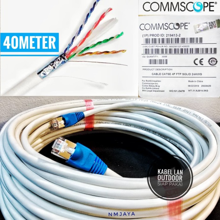 Outdoor Lan Cable Ftp Cat E F Utp Commscope Meter Ready To Use