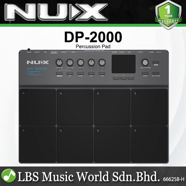 Nux Dp Velocity Sensitive Percussion Pad And Digital Drum Kit