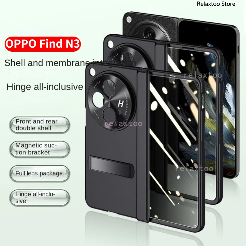 With Tempered Glass Film Casing For Oppo Find N3 FindN3 OPPOFindN3 5G