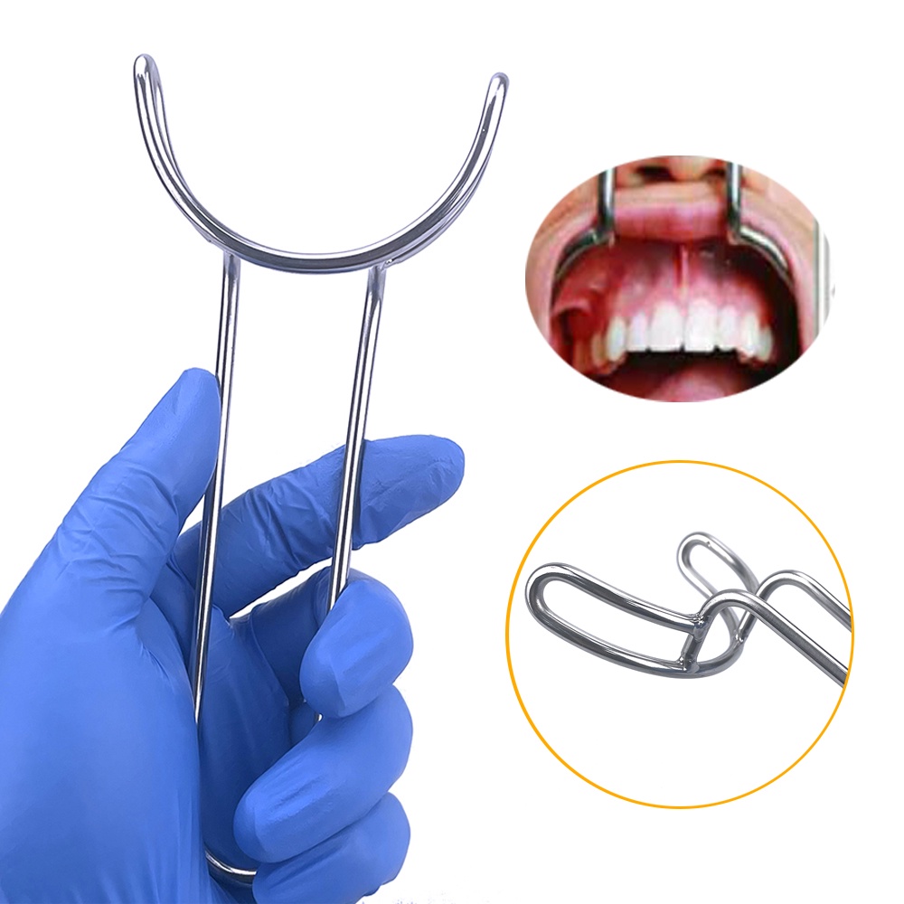 Stainless Reusable Steel Dental Mouth Expand Lip Retractor Intraoral