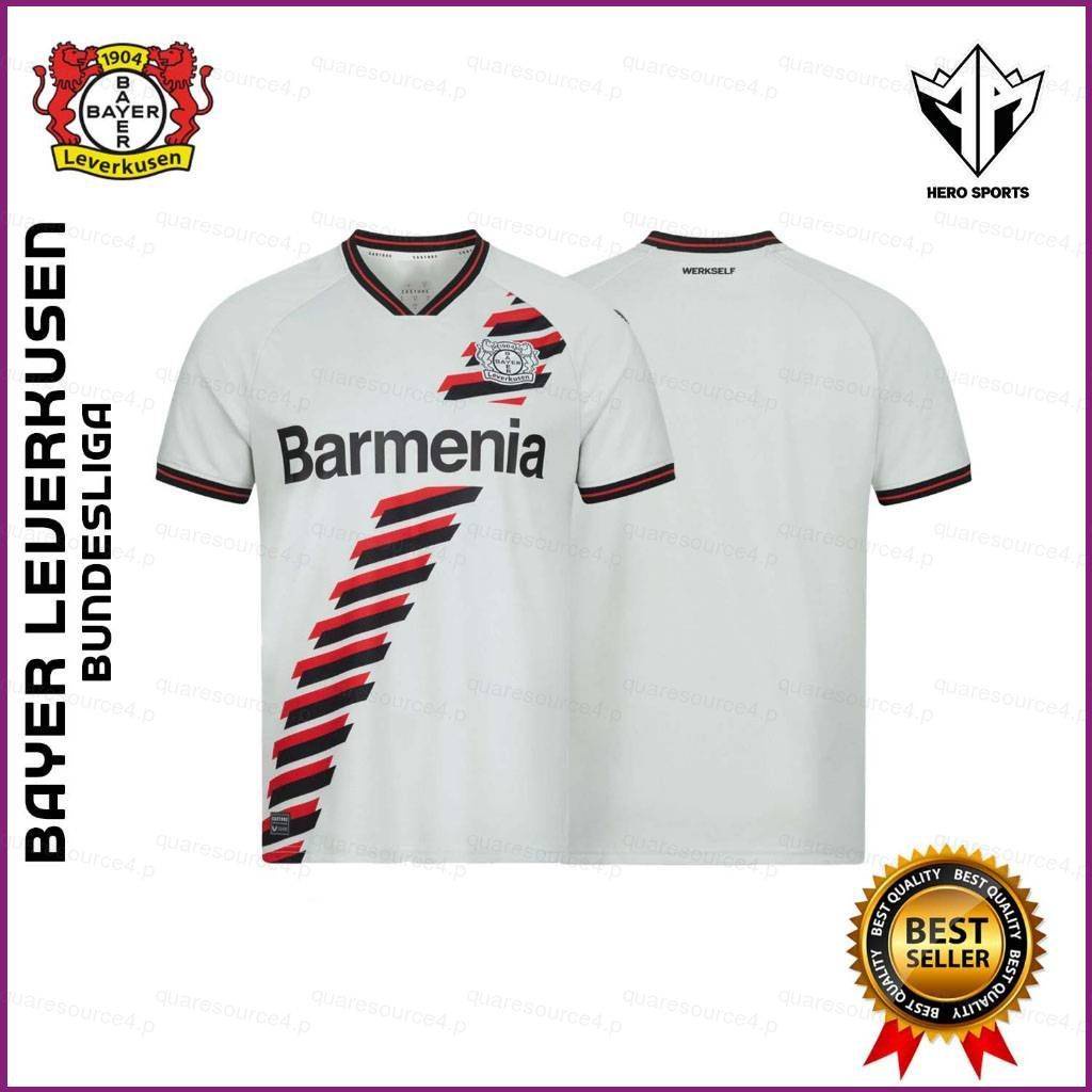 Yx Bayer Leverkusen Home Away Jersey Football Short Sleeve