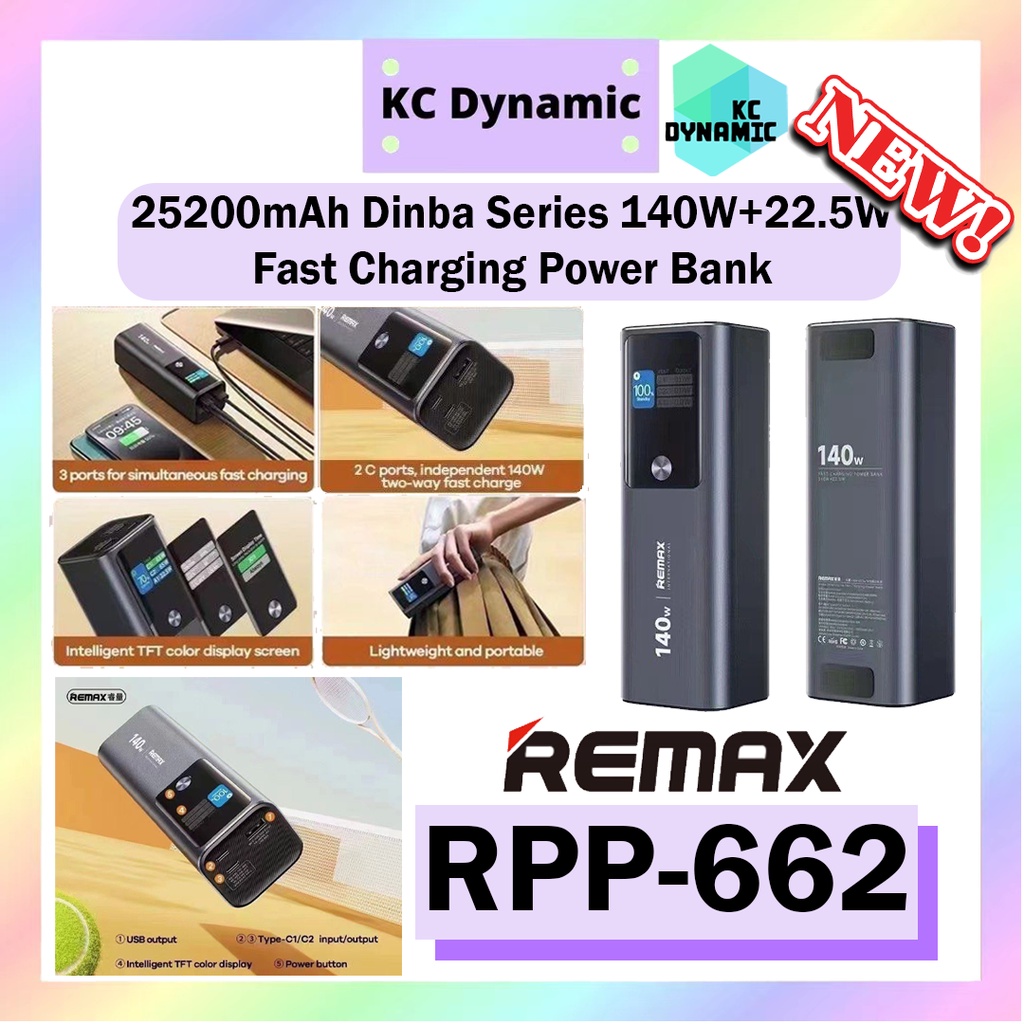 Remax Rpp Mah Dinda Series W W Fast Charging Power Bank