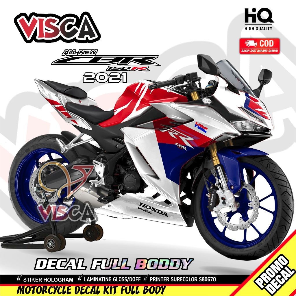 Decal Cbr 150R Full Body 2021 Sticker Cbr 150R 2021 Full Body Striping