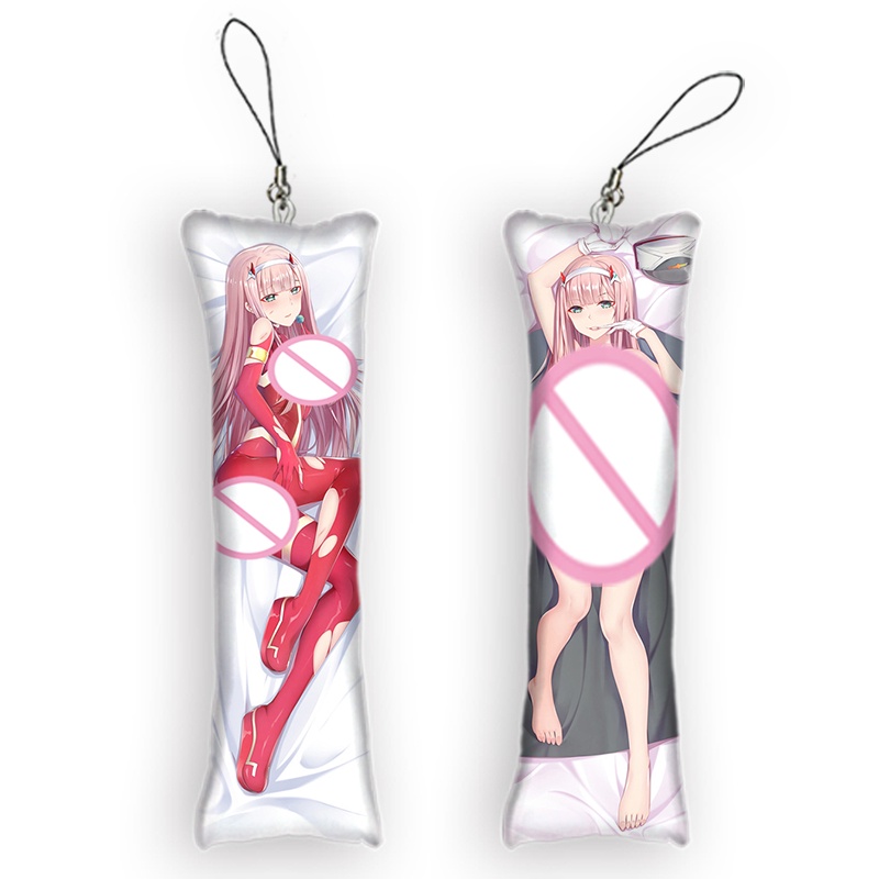 Darling In The Franxx Dakimakura Keychain Double Sided Zero Two Key