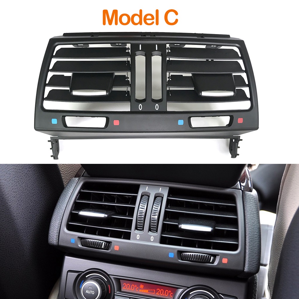 Improved Rear Console Air Circulation AC Vent Grille Panel Cover For