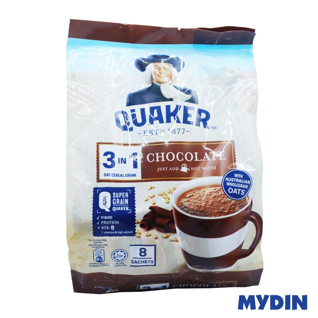 Quaker In Oat Cereal Drink Chocolate S X G Shopee Malaysia