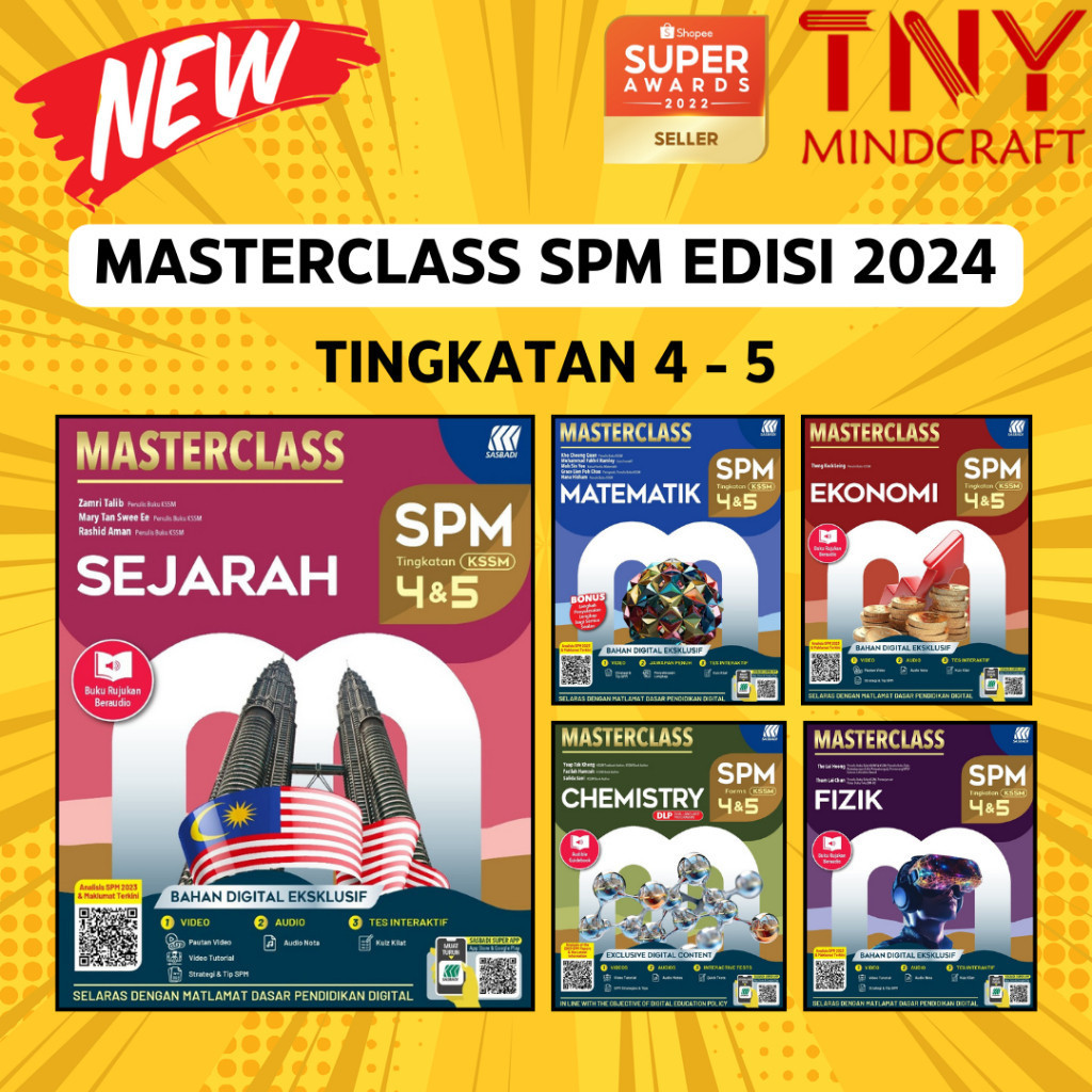 JGD TNY SASBADI Masterclass SPM 2024 Tingkatan 4 5 KSSM Nota Master