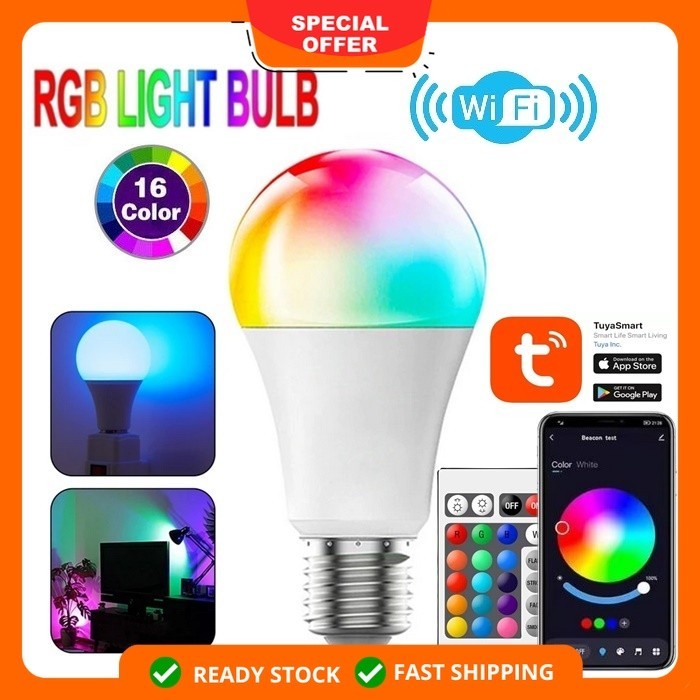 New Wifi Smart Rgb Cct E W Led Bulb Dimmable Wireless Remote