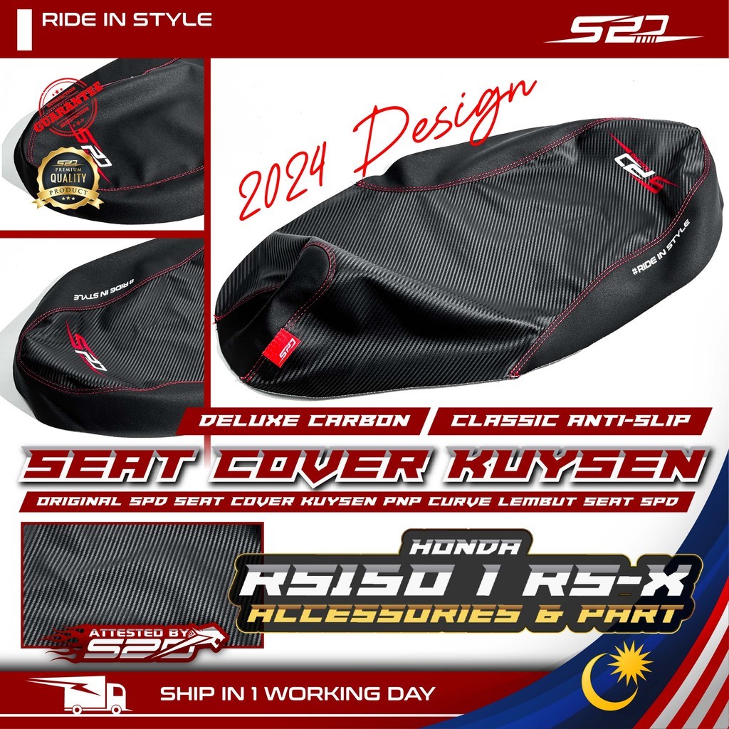 Seat Cover Kuysen Original Spd Racing Pnp Seat Lembut Cutting Curve Spd