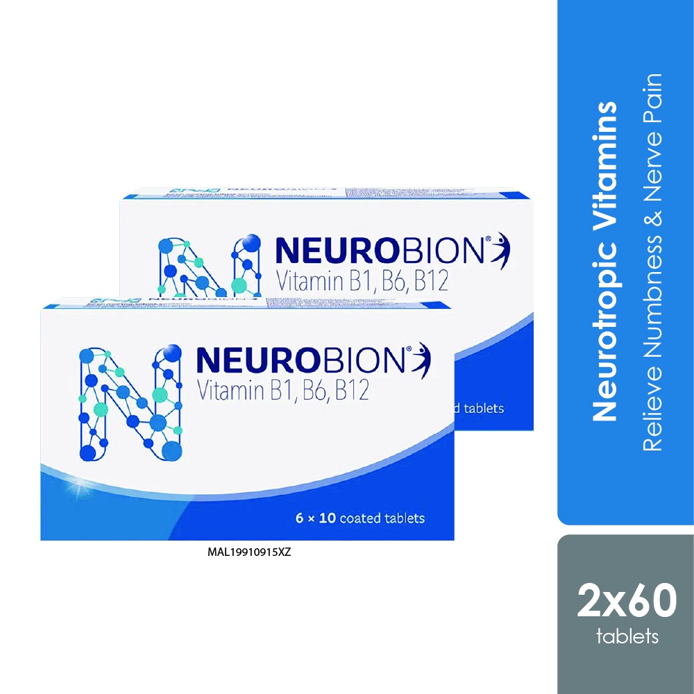 Neurobion 60s X 2 Relieve Numbness Nerve Pain Shopee Malaysia