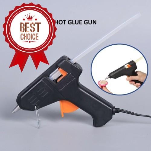 Electric Hot Glue Gun 20W Melt Heat Temperature Tool DIY Hand Craft Wedding Door Gift Gam Pistol