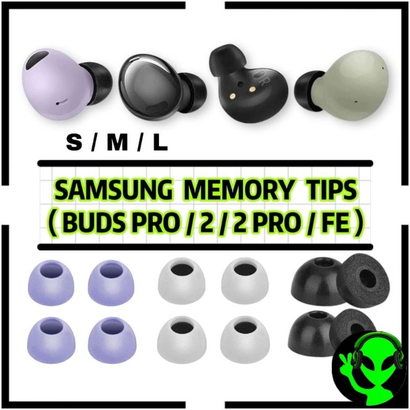 Samsung Galaxy Buds Pro Buds 2 Buds 2 Pro Eartips Memory Foam Tips