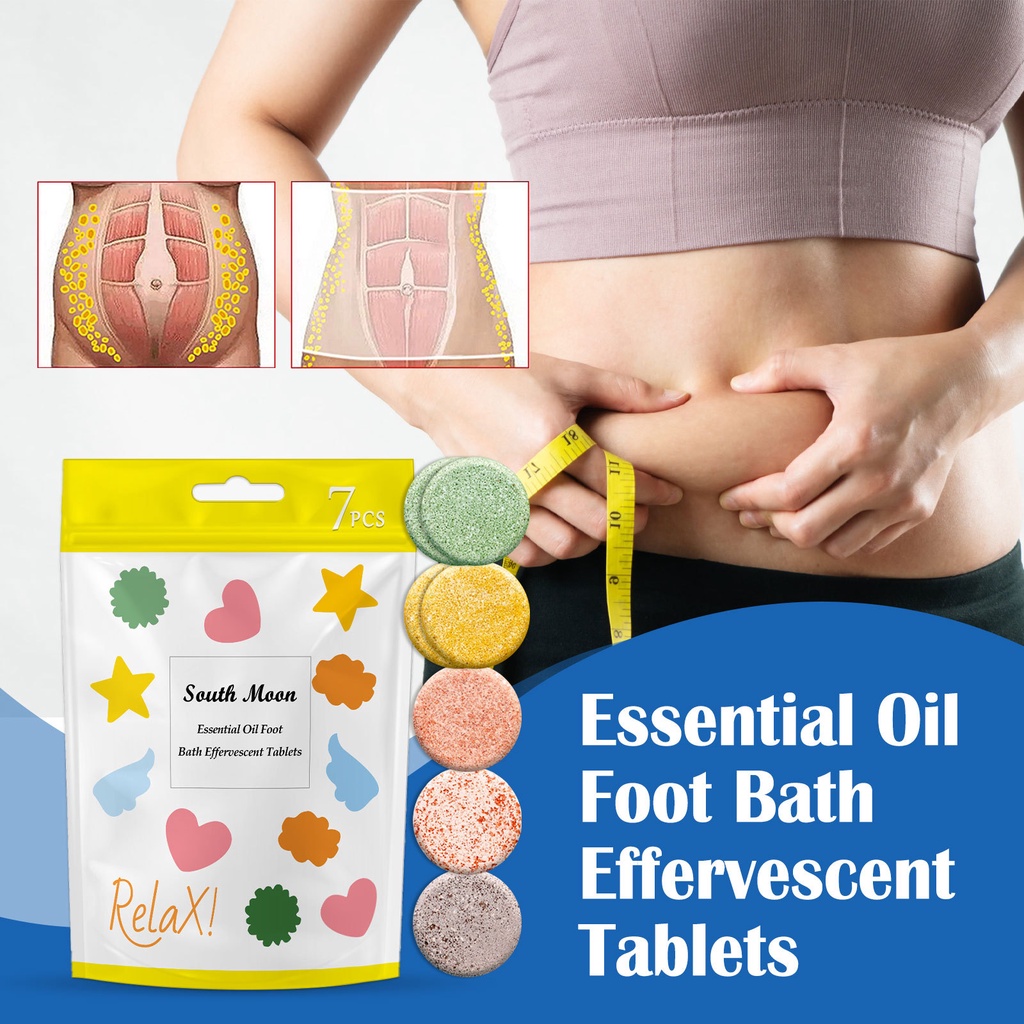 Pcs Bag Natural Herbal Essential Oil Foot Bath Effervescent Tablets