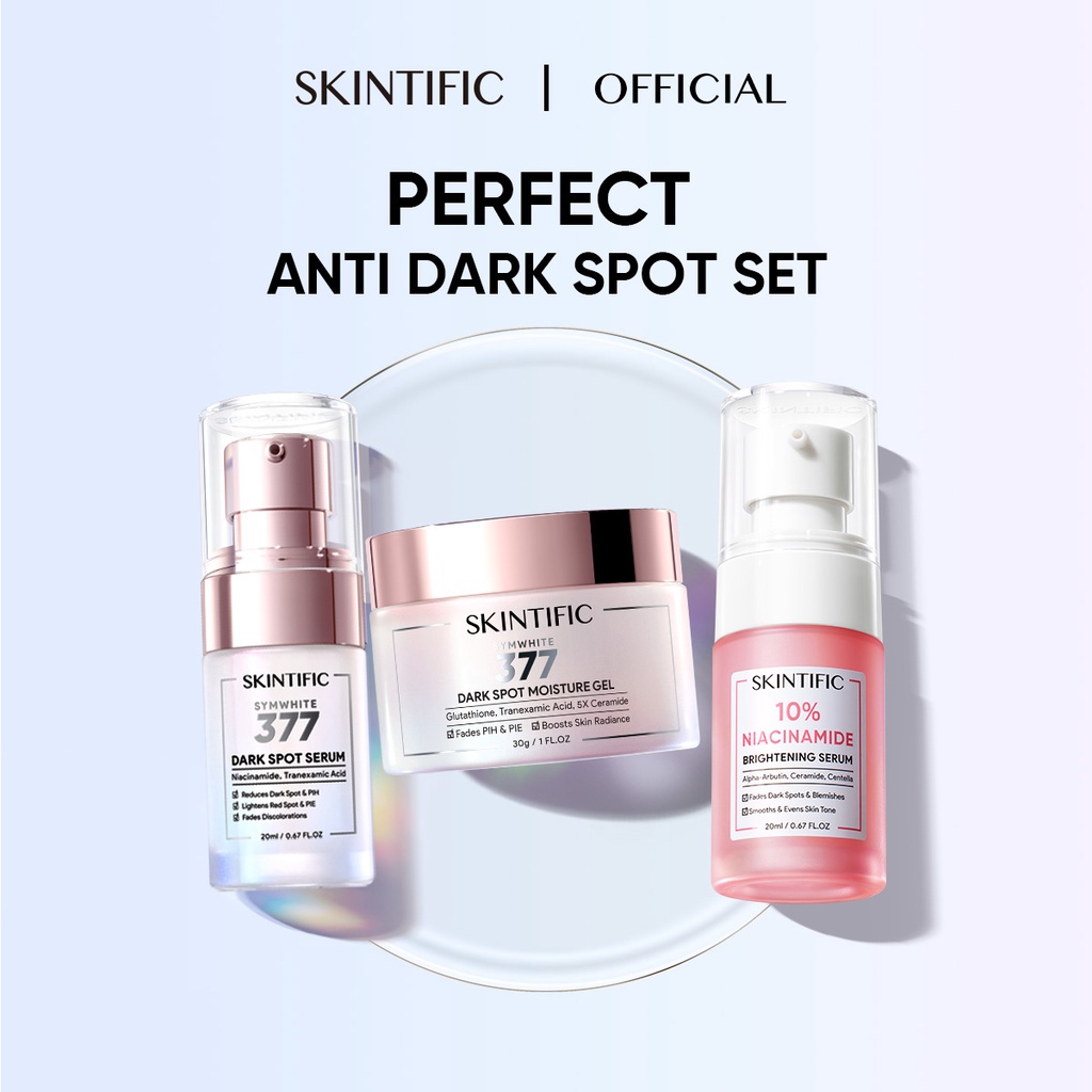 Skintific Perfect Anti Dark Spot Set Symwhite Serum Moisturizer