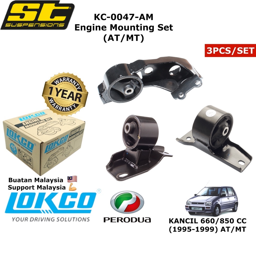 Kc Am Lokco Engine Mounting Set Pcs For Perodua Kancil