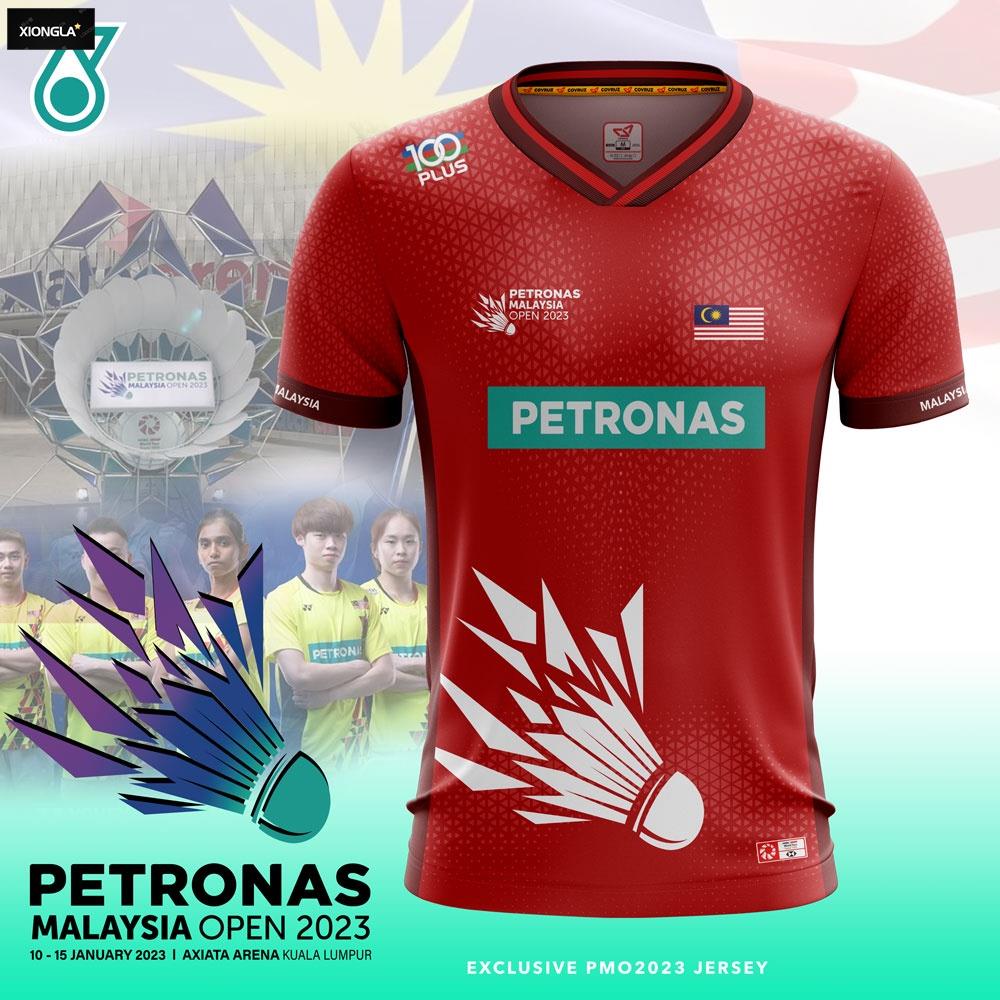 Petronas Malaysia Open Badminton Jersey Custom Name Malaysia