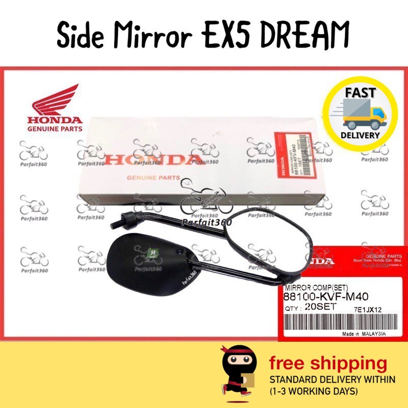 Kvf M Honda Ex Dream Class Wave Side Mirror Rear View