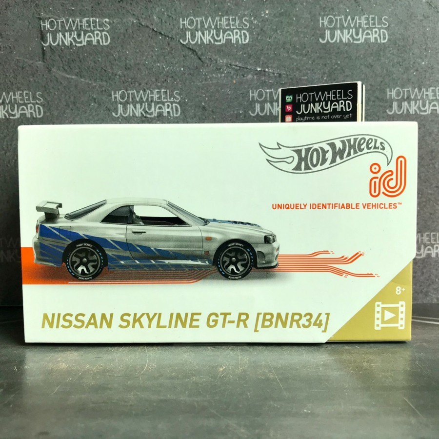 Hot Wheels ID Nissan Skyline GT R BNR34 Fast Furious Movie Brian R34