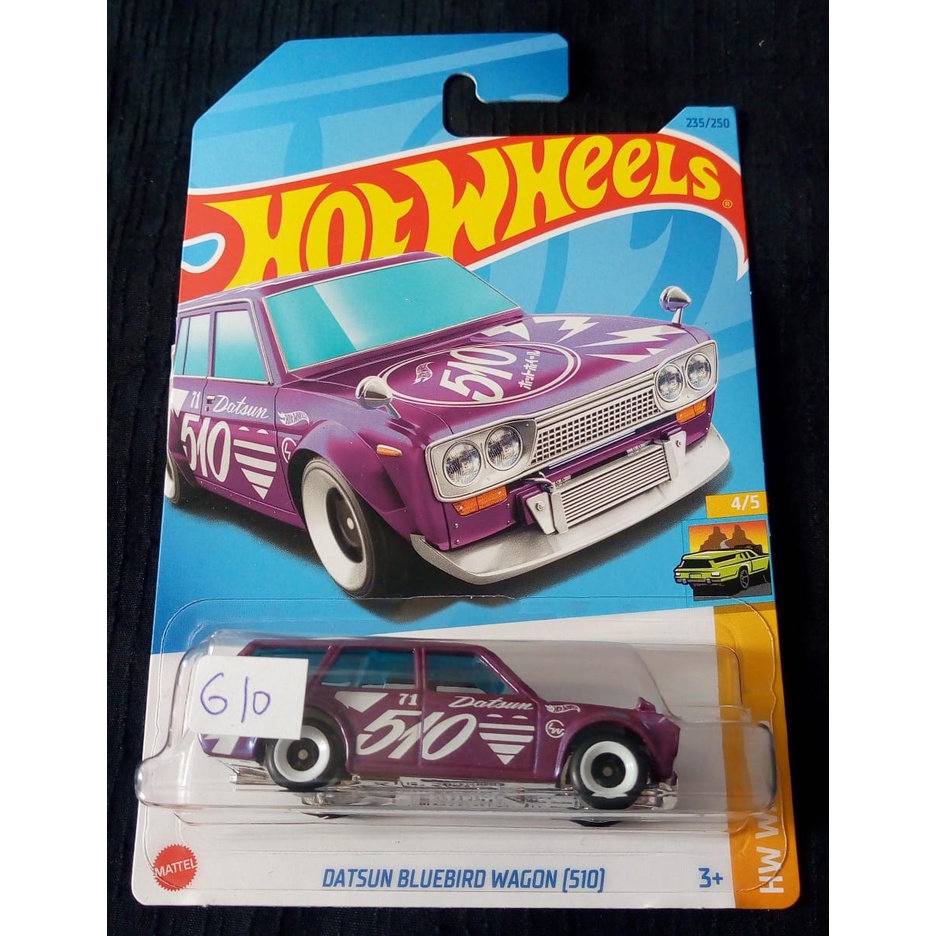 Hot Wheels Datsun Bluebird Wagon Hw Wagons No Purple