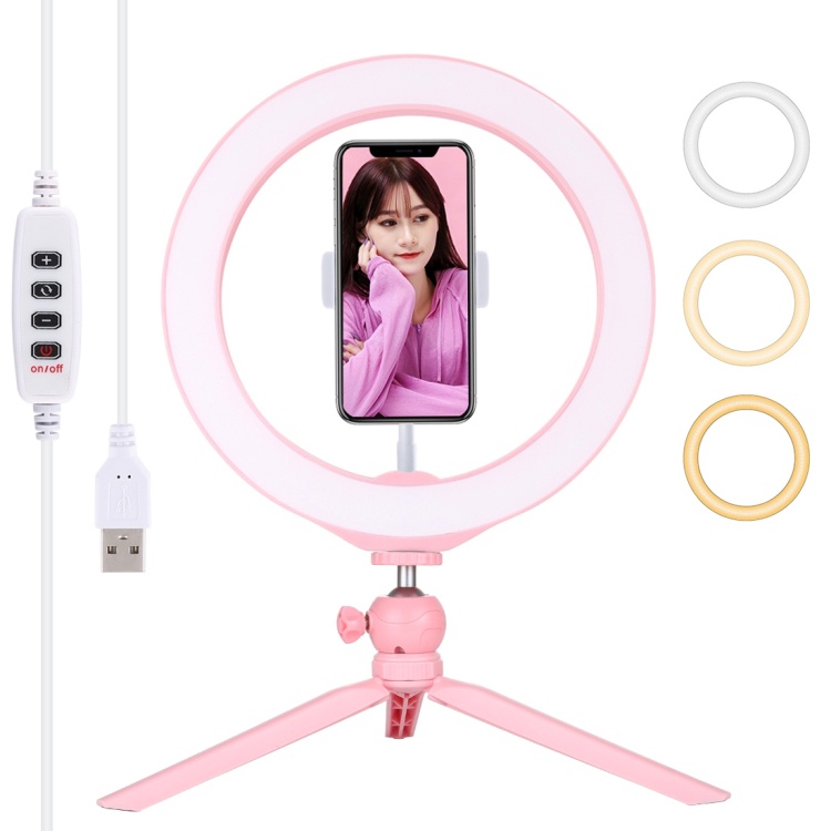 Dropshiping Puluz Inch Cm Selfie Beauty Light Desktop Tripod