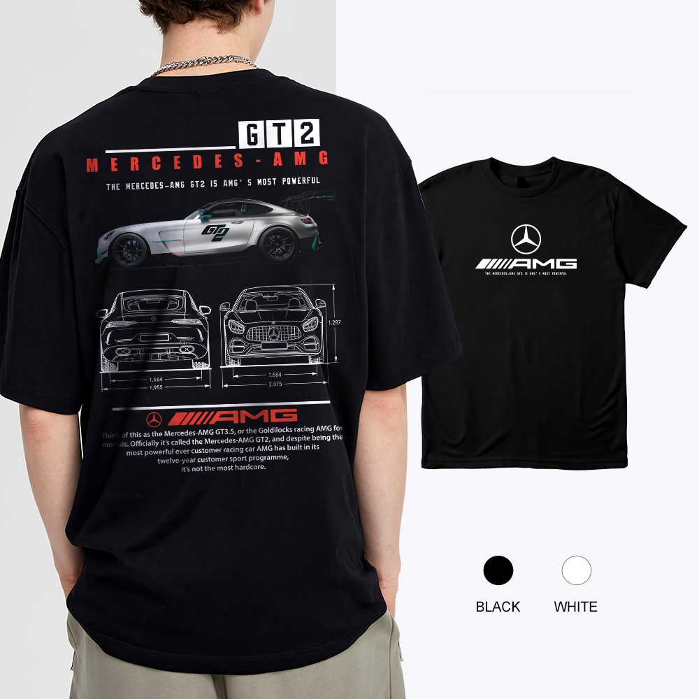 Supercar Series The New Mercedes Amg Gt Classic Thick Cotton T Shirt