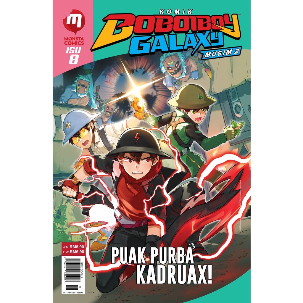 Buku Ay Animonsta Studios Monsta Comic Komik Boboiboy Galaxy