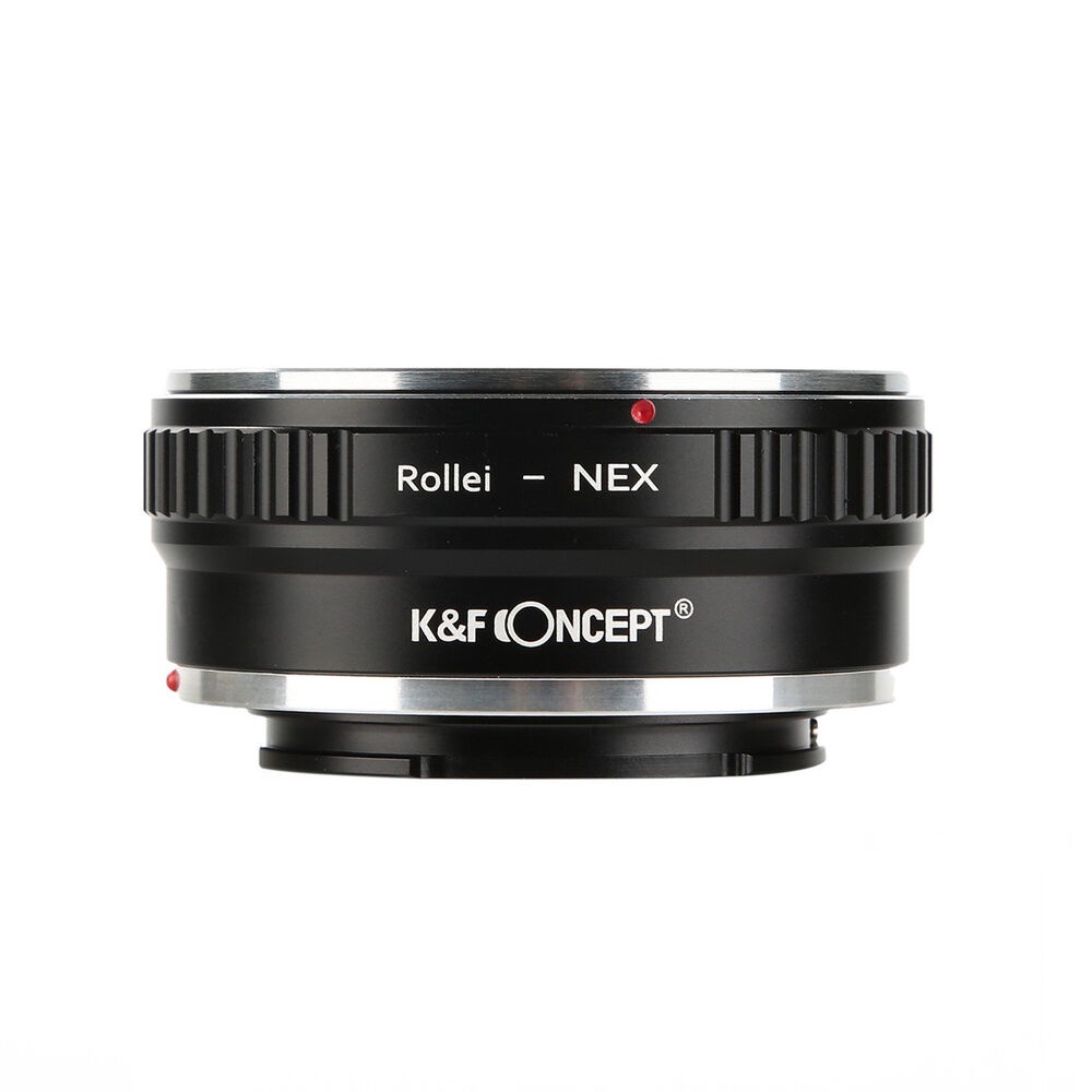 K F Concept Manual Lens Adapter For Rollei Qbm Lens To Sony E Nex