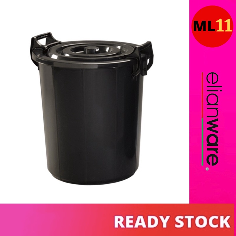 ELIANWARE 14 16 Gallon Pail With Lock Handle Plastic Garbage