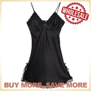 Ready Stock Sexy Nightwear Lingerie V Neck Temptation Straps