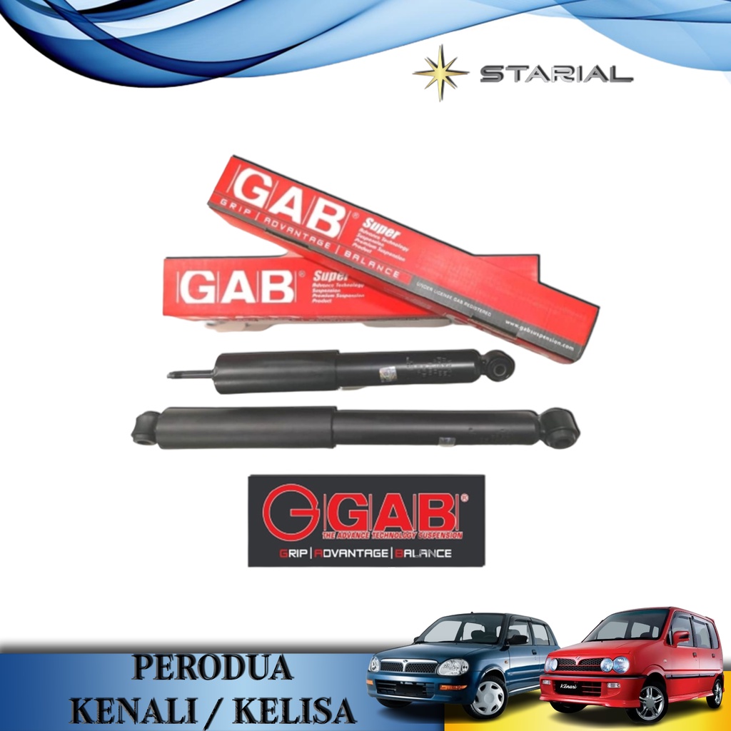 Gab Absorber Gas Front Rear Perodua Kenali Kelisa Set