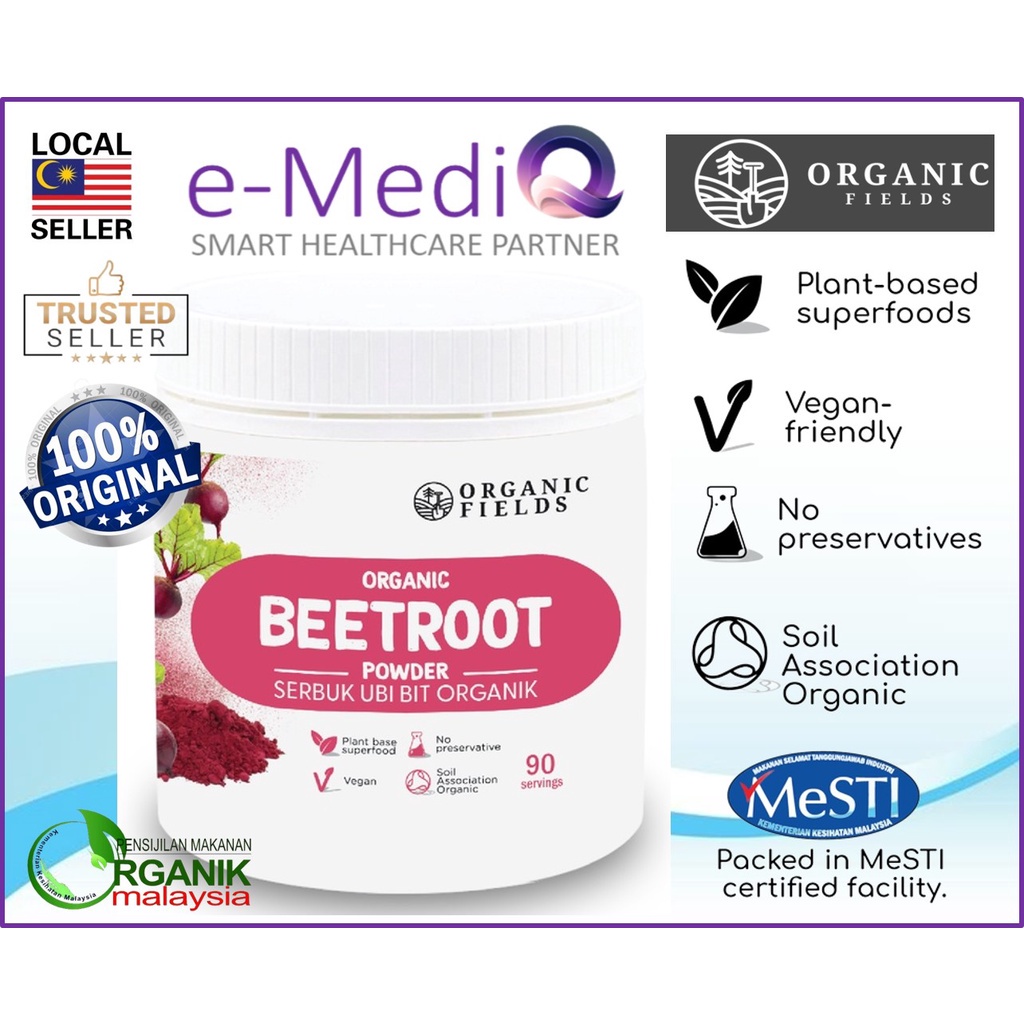 Organic Beetroot Powder By Organic Fields G Superfood Heart